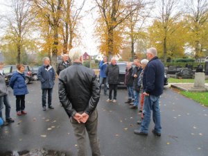 Vrijwilligers Noorderbegraafplaats Assen op bezoek in Middelstum