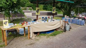 Streekproductenmarkt succesvol voor de Historische Vereniging.