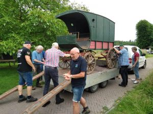 Historische Vereniging succesvol op goed bezochte markt.